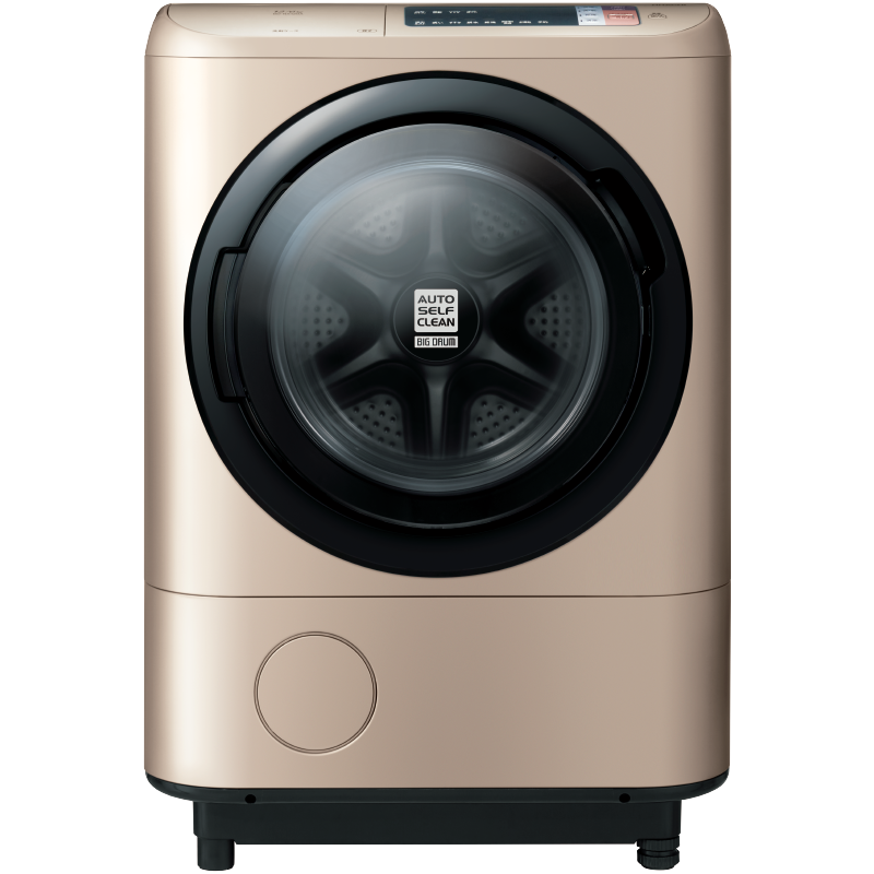 日立洗衣机10公斤滚筒原装进口bdnx100gc香槟金