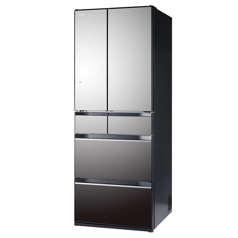 日立冰箱 602升一级能效六门 原装进口 r-hw610jc(x) 水晶镜