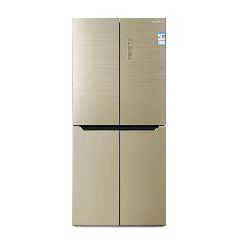 夏普冰箱 432升2级能效变频十字对开门 bcd-432wwxd-n