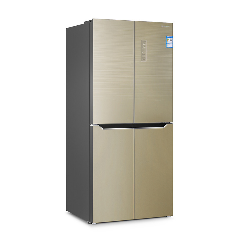 夏普冰箱 432升2级能效变频十字对开门 bcd-432wwxd-n